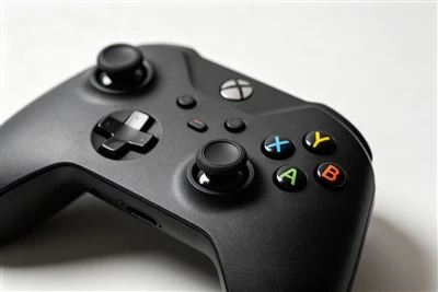 Wireless game controller with buttons